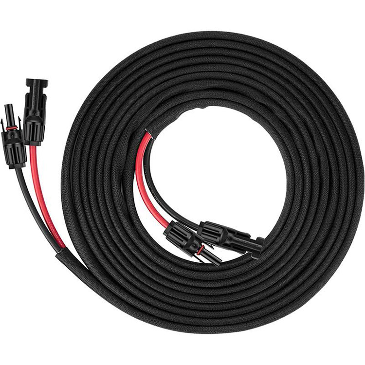 Kebo ya Upanuzi wa Paneli ya Jua ya Waya Pacha - 30Ft 10AWG(6mm2) Kebo ya Upanuzi wa Sola